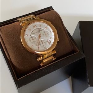 MICHAEL KORS PARKER ROSE GOLD WATCH
